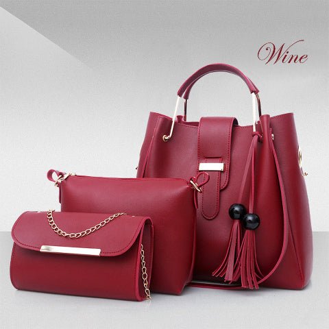 Women’s 3 - Piece Handbag Set
