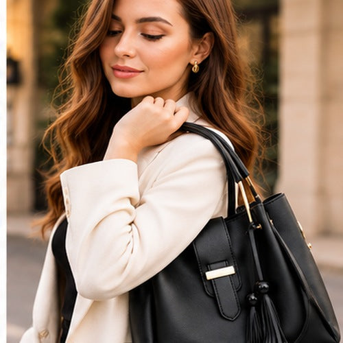 3-delige handtassenset | Dames