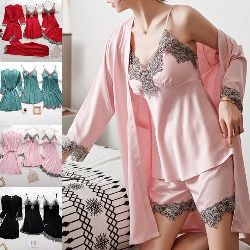 5pcs Women Kimono Robes Set