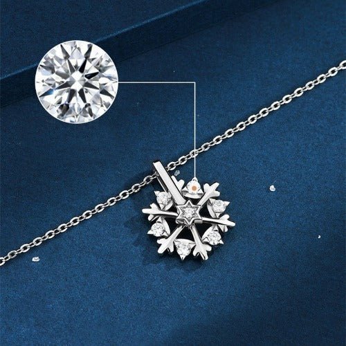 925 Silver Necklace| Snowflake