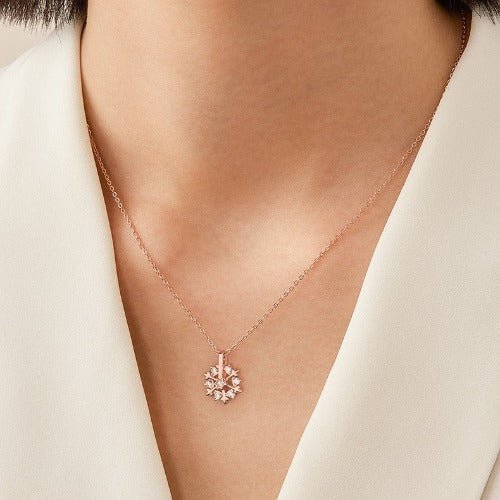 925 Silver Necklace| Snowflake