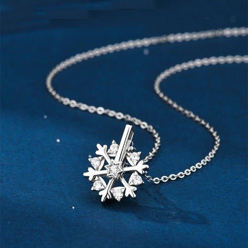 925 Silver Necklace| Snowflake