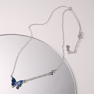 925 Sliver Necklace|Butterfly