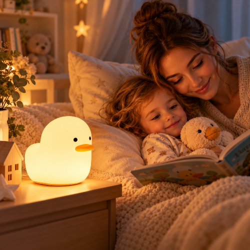 Veilleuse canard – Lampe LED chaleureuse pour enfants