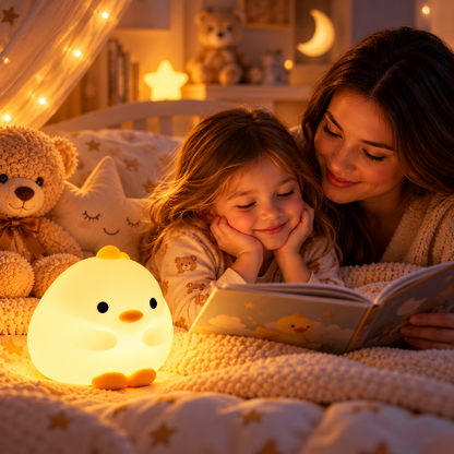Veilleuse Canard | Lampe pour enfants rechargeable à commande tactile