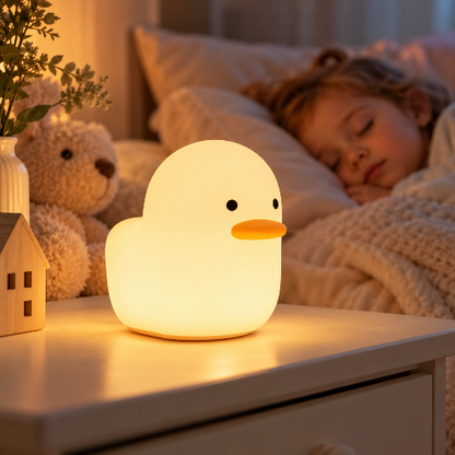 Veilleuse canard – Lampe LED chaleureuse pour enfants