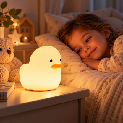 Veilleuse canard – Lampe LED chaleureuse pour enfants