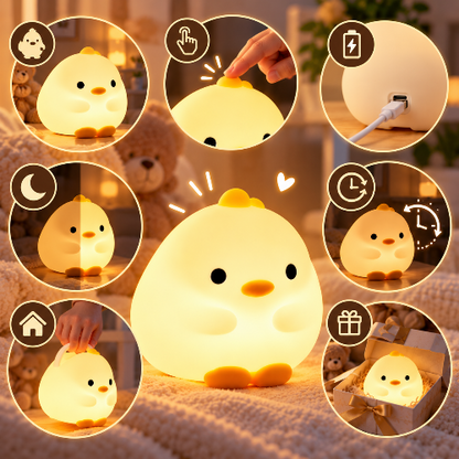 Veilleuse Canard | Lampe pour enfants rechargeable à commande tactile