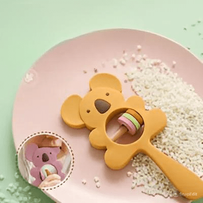 Baby Teether Rattle Toy