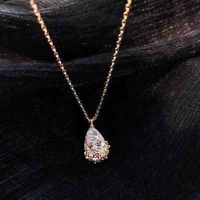 Crystal Teardrop Necklace | Women's Gift