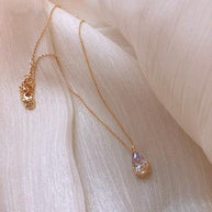 Crystal Teardrop Necklace | Women's Gift