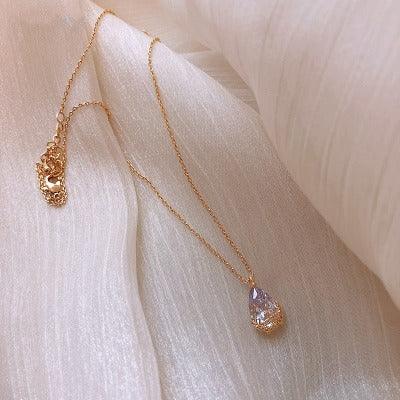 Crystal Teardrop Necklace | Women's Gift