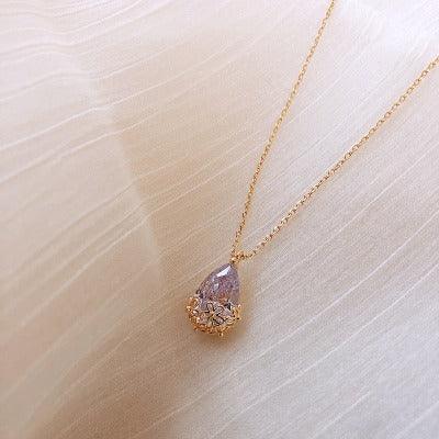 Crystal Teardrop Necklace | Women's Gift