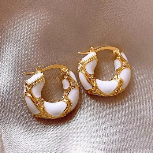 Ear Buckle Hoop Earrings