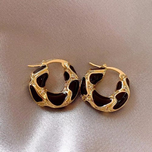 Ear Buckle Hoop Earrings