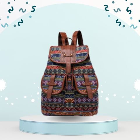 Ethnic Style Backpack