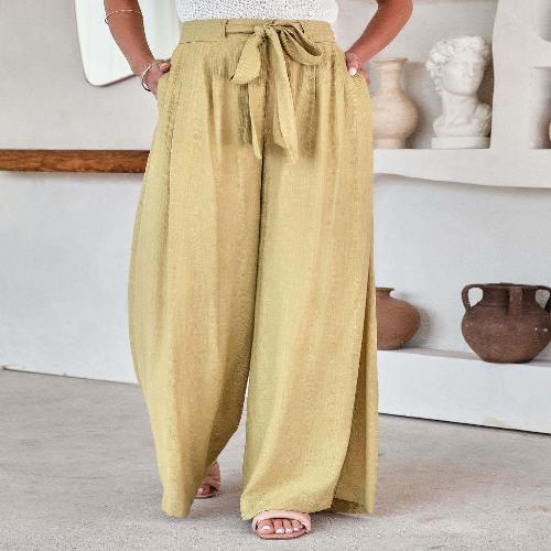 High Waist Wide Leg Pants