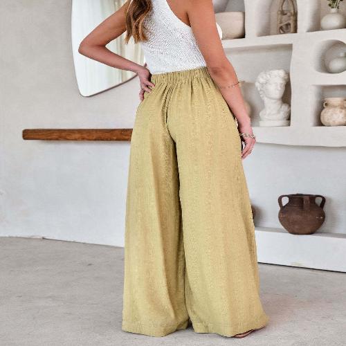 High Waist Wide Leg Pants