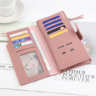 Long zipper wallet