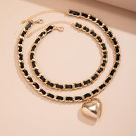 Love Double Chains Necklace