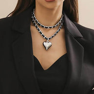 Love Double Chains Necklace