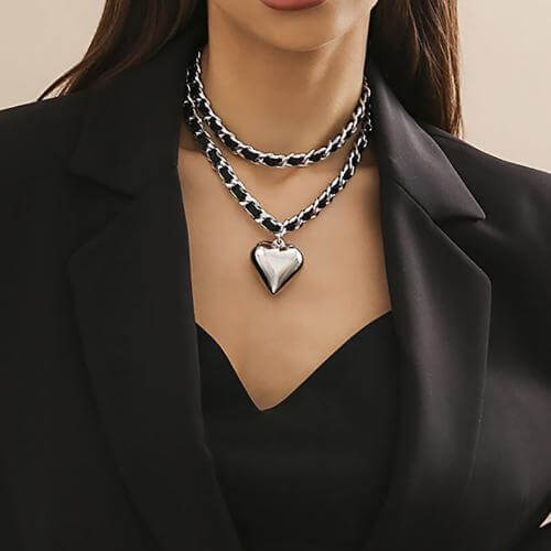 Love Double Chains Necklace