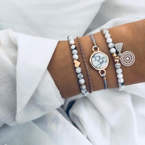 Love Map Bracelet Set