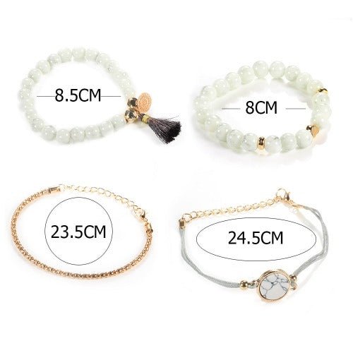 Love Map Bracelet Set