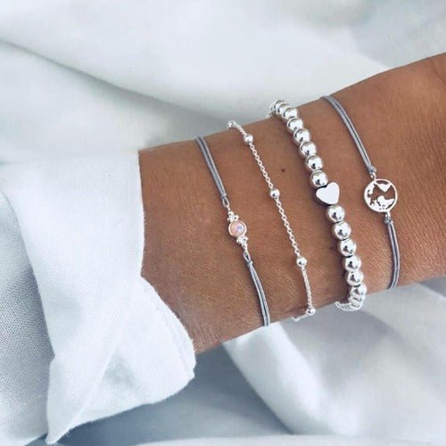 Love Map Bracelet Set