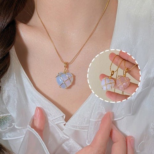 Necklace |Heart Moonstone