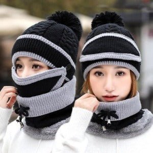 Scarf and Neck Warmer | 3-piece