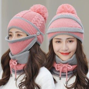 Scarf and Neck Warmer | 3-piece