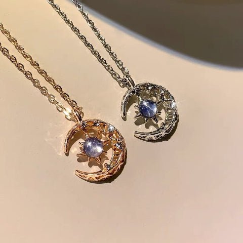 Star And Moon Necklace