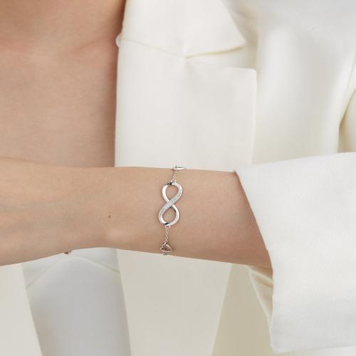 Sterling Silver Infinity Bracelet