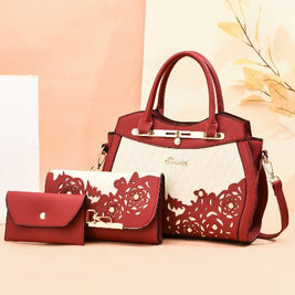 Three - piece Leather Handbag | Women's