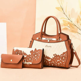 Three - piece Leather Handbag | Women's