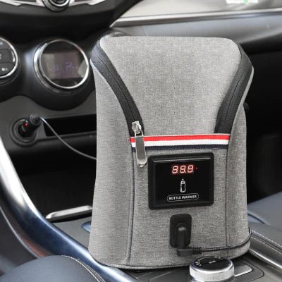 USB Car Bottle Warmer | Temperature Display