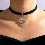 Velvet Snake Necklace