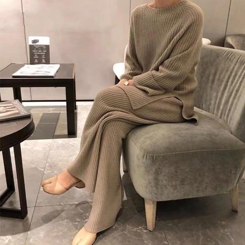 Warm Split Sweater Suit