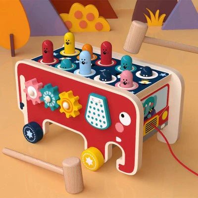 Bus animalier en bois | Jouets Montessori